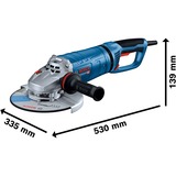 Bosch Winkelschleifer GWS 27-230 JR Professional blau, 2.700 Watt