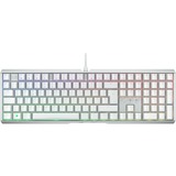 CHERRY XTRFY MX 3.1, Gaming-Tastatur weiß/silber, DE-Layout, Cherry MX2A Red
