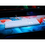 CHERRY XTRFY MX 3.1, Gaming-Tastatur weiß/silber, DE-Layout, Cherry MX2A Red