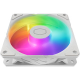 Cooler Master SickleFlow Edge 120  ARGB White Edition, Gehäuselüfter weiß, mit A1 Mini LED Controller, 120 mm
