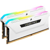 Corsair DIMM 32 GB DDR4-3600 (2x 16 GB) Dual-Kit, Arbeitsspeicher weiß, CMH32GX4M2D3600C18W, Vengeance RGB PRO SL, INTEL XMP