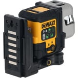 DEWALT Akku-Multilinienlaser 3x180° DCLE14301GB, 18Volt, Kreuzlinienlaser schwarz/gelb, mit grünen Laserlinien, integrierter Powerstack Li-Ion Akku