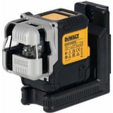 DEWALT Akku-Multilinienlaser 3x180° DCLE14301GB, 18Volt, Kreuzlinienlaser schwarz/gelb, mit grünen Laserlinien, integrierter Powerstack Li-Ion Akku
