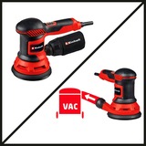 EINHELL Exzenterschleifer TC-RS 425 E rot/schwarz, 425 Watt