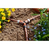 GARDENA Abzweig-Satz für 13mm (1/2")- und 15mm (5/8”)-Schläuche, Schlauchstück grau/orange, 4-teilig