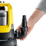 Kärcher Tauchpumpe SP 17.000 Flat Level Sensor, Tauch- / Druckpumpe gelb/schwarz, 550 Watt, für Klarwasser