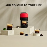 Krups Nespresso Vertuo Pop Spicy Red XN9205, Kapselmaschine schwarz/dunkelrot