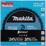 Makita Kreissägeblatt EFFICUT E-24848, Ø 415mm, 35Z Bohrung 30mm, für Akku-Handkreissägen