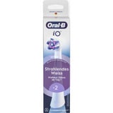  Oral-B iO Strahlendes Weiss 2er, Aufsteckbürste weiß, Für eine aufhellende Reinigung