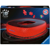 Ravensburger 3D Puzzle Iconics: Allianz Arena - mit Licht 216 Teile