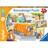 Ravensburger tiptoi Puzzle für kleine Entdecker: Müllabfuhr 