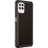 SAMSUNG Soft Clear Cover, Handyhülle schwarz, Samsung Galaxy A22 LTE