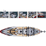 Sluban ModelBricks Schlachtschiff Bismarck, Konstruktionsspielzeug Maßstab 1:350