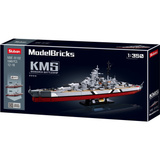 Sluban ModelBricks Schlachtschiff Bismarck, Konstruktionsspielzeug Maßstab 1:350