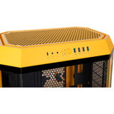 Thermaltake The Tower 600 Bumblebee, Tower-Gehäuse dunkelgelb, Tempered Glass x 3