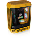 Thermaltake The Tower 600 Bumblebee, Tower-Gehäuse dunkelgelb, Tempered Glass x 3