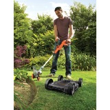 BLACK+DECKER 3-in-1 Rasentrimmer STC1820CM, 18Volt orange/schwarz, Li-Ionen Akku 2,0Ah