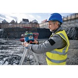 Bosch Professional Akku-Rotationslaser GRL 650 CVHG Professional, 18Volt, mit Baustativ blau, Akku ProCORE18V 4,0Ah, Koffer, grüne Laserlinie