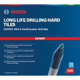 Bosch Professional EXPERT HEX-9 HardCeramic Bohrer-Satz, 5-teilig Ø 4 / 5 / 6 / 8 / 10mm