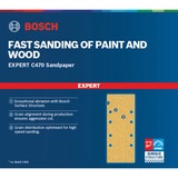 Bosch Professional Expert C470 Schleifblatt, 93 x 186mm, K180 10 Stück, für Schwingschleifer
