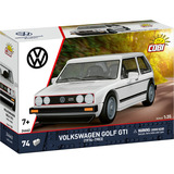 COBI Volkswagen Golf GTI (1976-1983), Konstruktionsspielzeug weiß, Maßstab 1:35