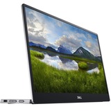 Dell P1424H, LED-Monitor 35.6 cm (14 Zoll), silber/schwarz, FullHD, IPS, tragbar, USB-C