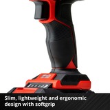 EINHELL Akku-Bohrschrauber TC-CD 18/35 Li, 18Volt rot/schwarz, Li-Ionen Akku 1,5Ah