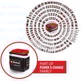 EINHELL Power X-Change TE-COL 18/27 Li-Solo, Kühlbox schwarz/rot, ohne Akku