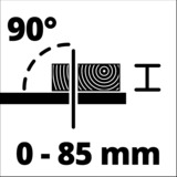 Einhell Tischkreissäge TC-TS 315 U rot/schwarz, 1.800 Watt