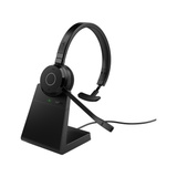 Jabra Evolve 65 TE - USB-A MS Mono, Headset Mono, USB-A, Bluetooth, MS, mit Ladestation