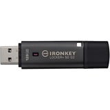 Kingston IronKey Locker+ 50 G2 128 GB, USB-Stick anthrazit, USB-A 3.2 Gen 1