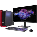 Lenovo ThinkStation P8 (30HH009JGE), PC-System schwarz/rot, Windows 11 Pro