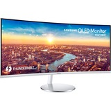 SAMSUNG C34J791WTP, LED-Monitor 86 cm (34 Zoll), weiß, WQHD, Thunderbolt, Curved, 100Hz Panel