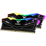 Team Group DIMM 64 GB DDR5-6000 (2x 32 GB) Dual-Kit, Arbeitsspeicher schwarz, FF3D564G6000HC38ADC01, Delta RGB, INTEL XMP