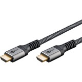 goobay Plus Ultra High-Speed HDMI-Kabel, 8K @ 60Hz grau, 3 Meter