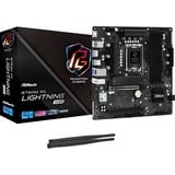 ASRock B760M PG LIGHTNING WIFI, Mainboard schwarz/grau