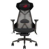 ASUS ROG Destrier Ergo Gaming-Stuhl black schwarz/grau, mobile Gaming-Armstützmodus, Akustikpaneel