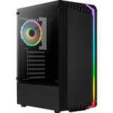 Aerocool Bionic-G v2 TG, Tower-Gehäuse schwarz, Tempered Glass