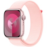 Apple Watch Series 9, Smartwatch rosa/rosé, Aluminium, 45 mm, Sport Loop