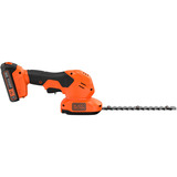 BLACK+DECKER Akku-Grasschere und -Strauchschere BCSS18D1, 18Volt orange, Li-Ionen Akku 2,0Ah