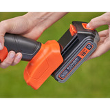 BLACK+DECKER Akku-Grasschere und -Strauchschere BCSS18D1, 18Volt orange, Li-Ionen Akku 2,0Ah