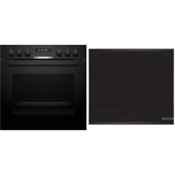Bosch HND679LS67 Serie 6, Herdset schwarz