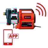 EINHELL Hauswasserautomat GE-AW 1144 SMART, Pumpe rot/schwarz, 1.100 Watt, App-Steuerung