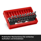 EINHELL Impact-Bit-Satz mit Karabiner, Pocket-Set, 50 mm, 10-teilig 