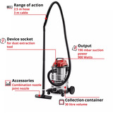 EINHELL TC-VC 3055 SA, Nass-/Trockensauger silber/rot