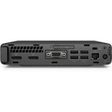 HP Elitedesk 800 G5 DM Generalüberholt, Mini-PC schwarz/silber, Windows 11 Pro