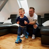 HUDORA Rollschuhe My First Quad Gr. 30-33 cyan