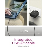 ICY BOX Steckerladegerät IB-PS111-PD, USB-C schwarz, PD 3.0 65W, 150cm Kabel