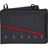 KNIPEX Kult Rolltasche für Zangenschlüssel 00 19 55 S4 LE, leer schwarz/rot, 6 Fächer