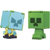 Mattel Minecraft Flippin' Figure Creeper + Charged Creeper, Spielfigur 